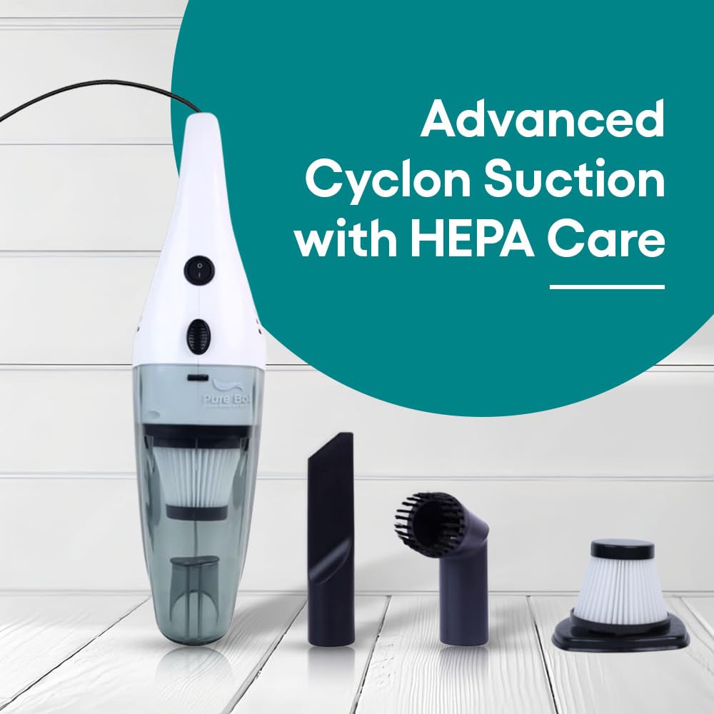 Pure Bot Lstick Neo Plus 800W 2-in-1 Stick Handheld Vacuum Cleaner | 16 kPa Suction, Bagless 0.8L, HEPA Filter, Sofa Car Home Cleaning