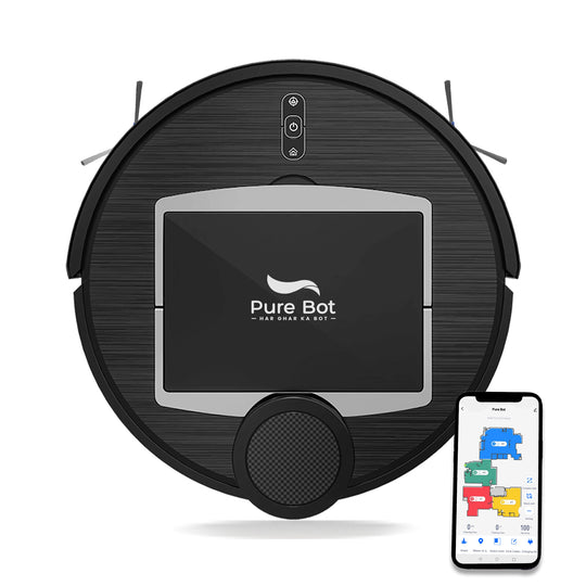 GB Classic C1 2-in-1 Robot Vacuum & Mop | 3000Pa Suction, Lidar Navigation, 5200mAh Battery, App/Alexa/Google Control.