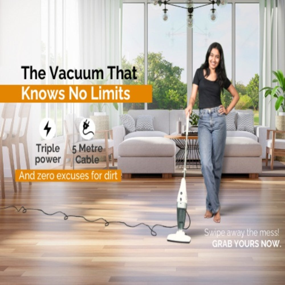 Pure Bot Lstick Neo Plus 800W 2-in-1 Stick Handheld Vacuum Cleaner | 16 kPa Suction, Bagless 0.8L, HEPA Filter, Sofa Car Home Cleaning