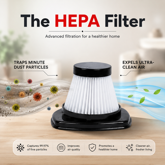 Pure Bot LStick Neo Plus 800W HEPA filter for trapping fine dust particles and cleaner air