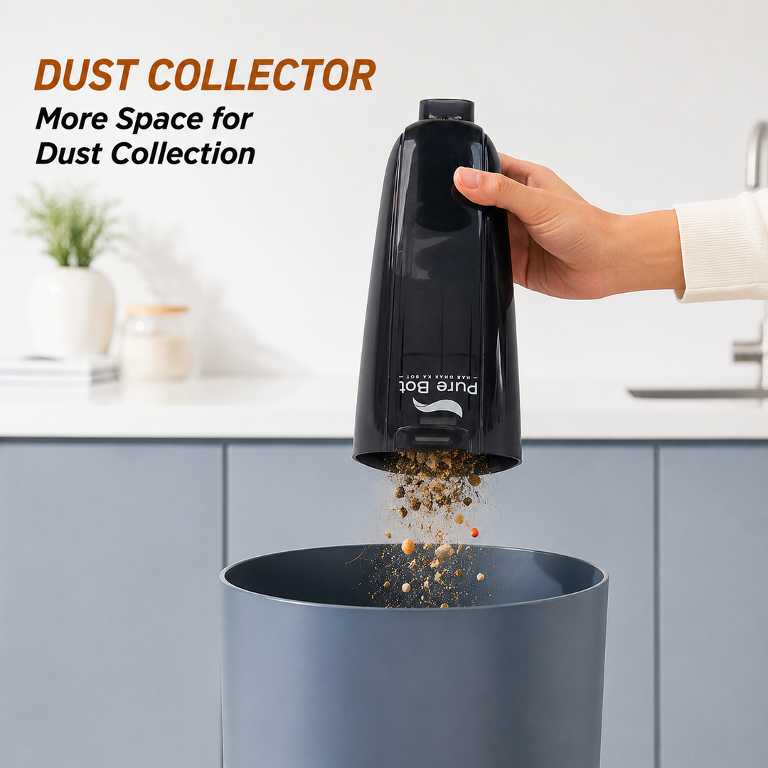 Pure Bot LStick Neo Plus 800W large dust collector for easy and hygienic dust disposal
